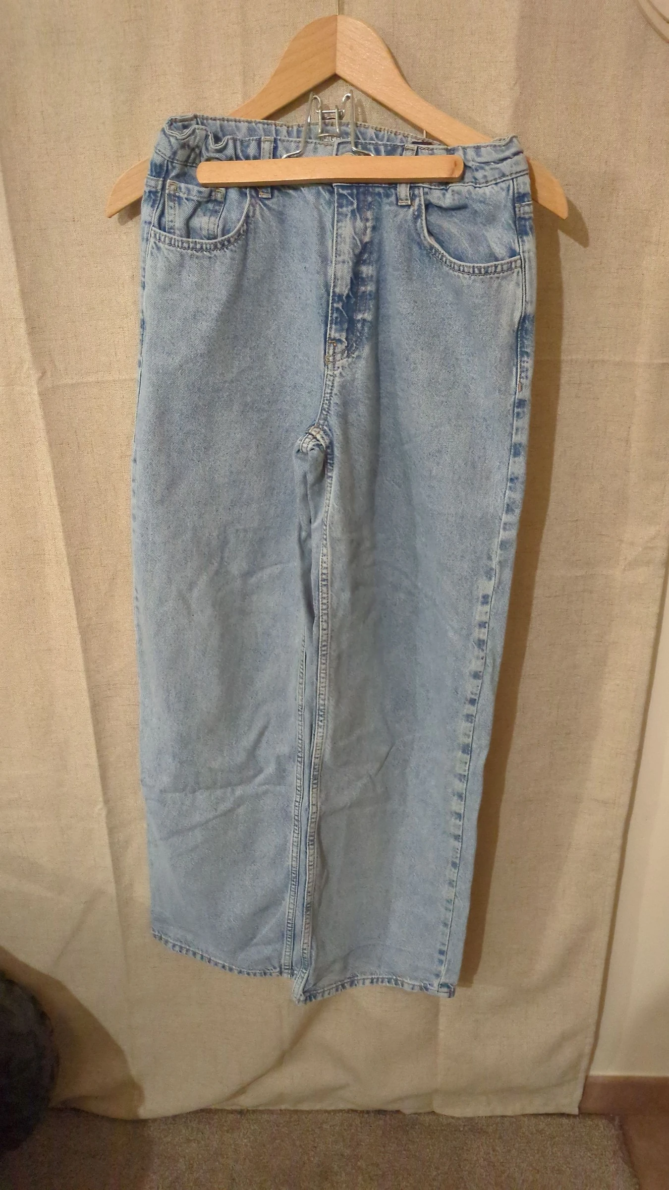 Calça feminina baggy tamanho 34 – photo 2